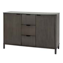 Reed Collection 3 Drawer 2 Door Cabinet – Modern Storage Unit for Living Room & Hallway - thumbnail 2