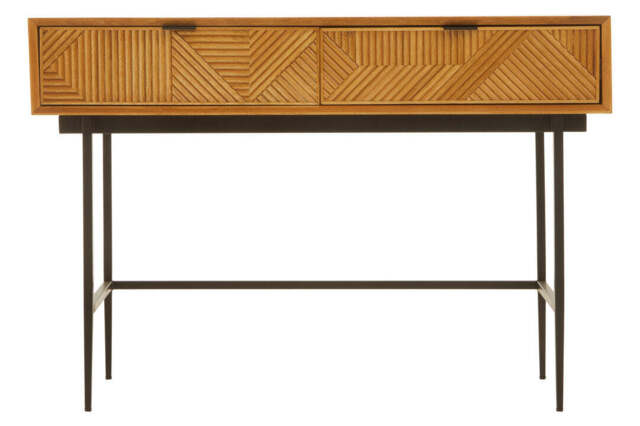 Tunbridge Natural Wood Console Table – Timeless Contemporary Hallway Table - image 1