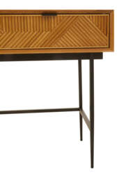 Tunbridge Natural Wood Console Table – Timeless Contemporary Hallway Table - thumbnail 3