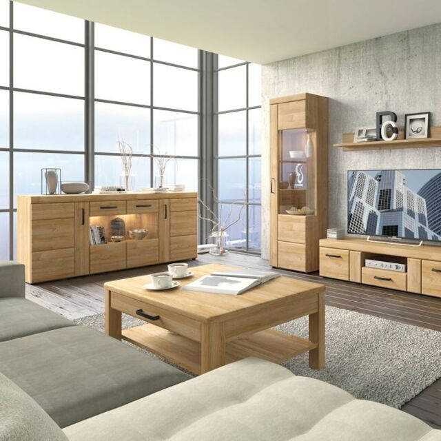 Cortina 1 Drawer Coffee Table in Grandson Oak - image 1