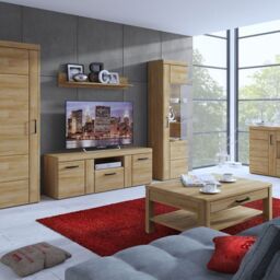 Cortina 1 Drawer Coffee Table in Grandson Oak - thumbnail 2