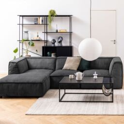 Angus Bookcase with 1 Sliding Door and 5 Shelves in Black Finish - thumbnail 5