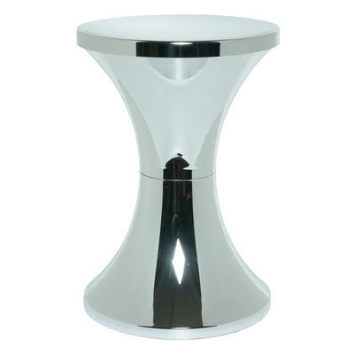 Tam Tam Chromé Stool by BRANEX DESIGN Silver