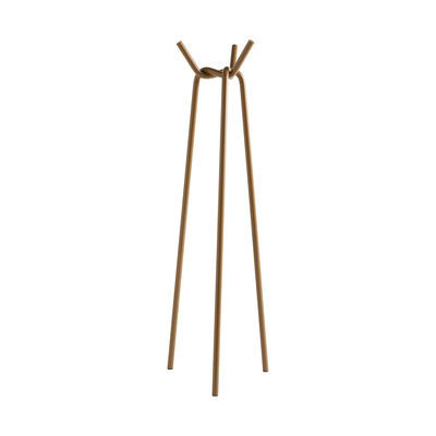Knit Standing coat rack - / Steel - H 161 cm by Hay Brown