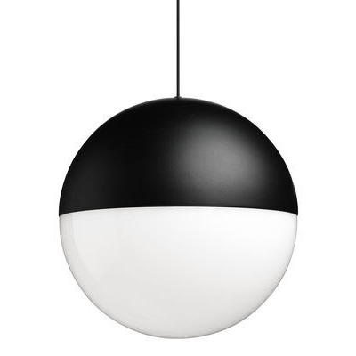 String Light Sphere Pendant by Flos Black