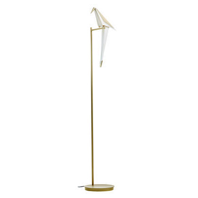 Perch Light LED Floor lamp - Swiveling bird / H 164 cm by Moooi White