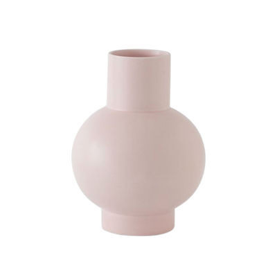 Strøm Large Vase - / H 24 cm - Handmade ceramic by raawii Pink