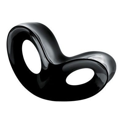 Voido Rocking chair - Lacquered version by Magis Black