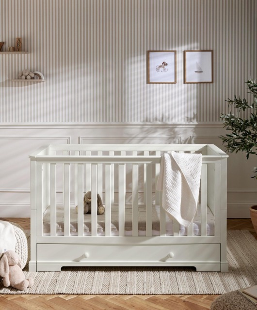 Oxford Cotbed - Off-White