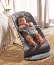 BabyBjÖrn Baby Bouncer Bliss Woven Petal Quilt - Anthracite