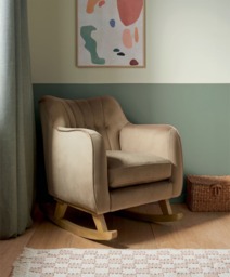 Hilson Nursing Chair - Mocha Velvet