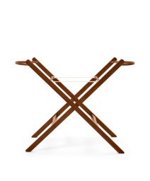 The Little Green Sheep Moses Basket Stand - Walnut