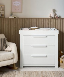 Franklin Dresser & Changer - White Wash