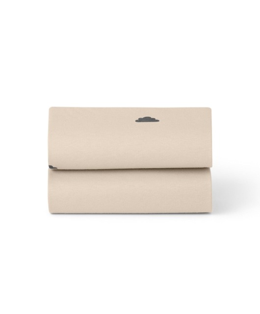 Snuz Twin Pack Crib Sheets - Sand Cloud