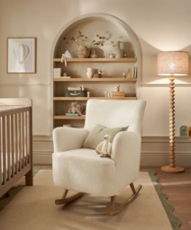 Elwood Nursing Chair - Off White Boucle