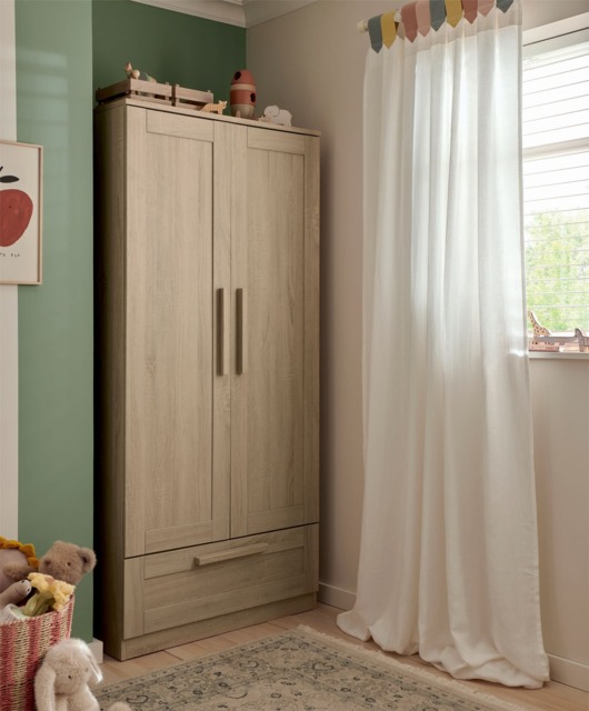 Atlas Wardrobe - Light Oak