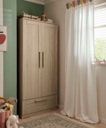 Atlas Wardrobe - Light Oak