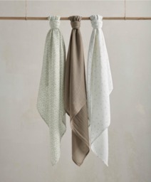 Large Muslin Squares (3 pack) - Welcome to the World Seedling
