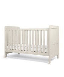 Atlas Cotbed with Premium Pocket Spring Cotbed Mattress - Stone