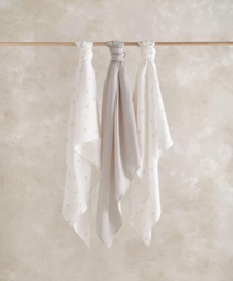 Large Muslin Squares (3 pack) - Bunny