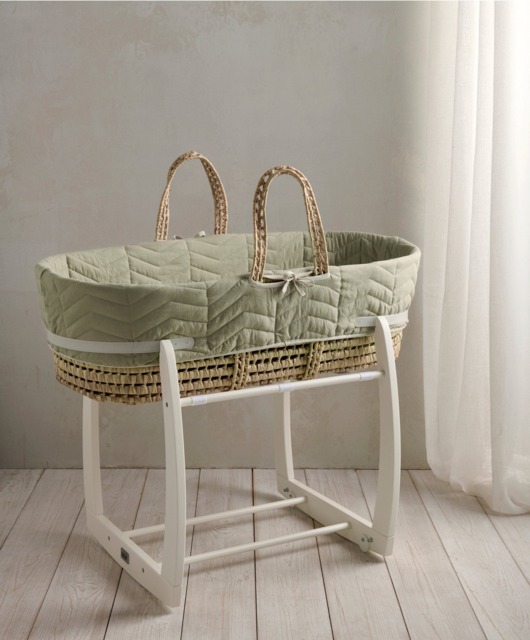 Moses Basket - Sage