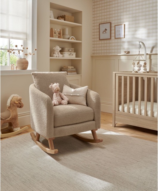 Alma Nursing Chair - Fawn Boucle