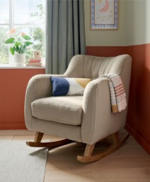 Hilson Nursing Chair - Almond Sherpa