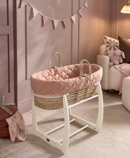 Moses Basket - Welcome to the World Wildflower