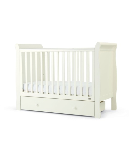 Mia Baby Cot - Off-White