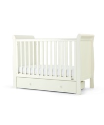 Mia Baby Cot - Off-White