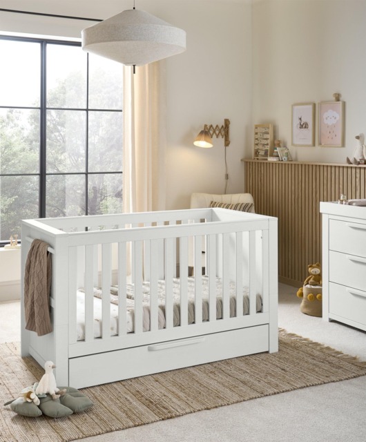 Franklin Cotbed - White Wash