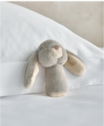 Mini Rattle - Grey Bunny