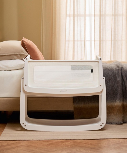 SnuzPod 5 Bedside Crib - White