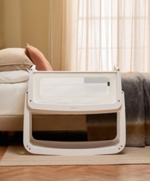 SnuzPod 5 Bedside Crib - White