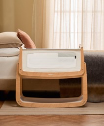 SnuzPod 5 Bedside Crib - Natural
