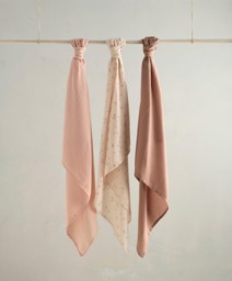 Large Muslin Squares (3 Pack) - Welcome to the World Wildflower