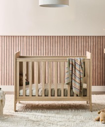 Atlas Small Cotbed - Light Oak