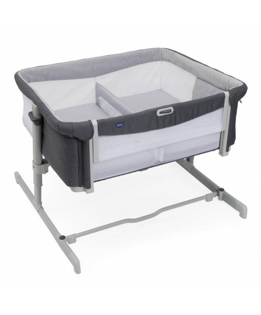 Chicco Next2Me Twins Bedside Crib – Magnet Grey