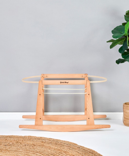 The Little Green Sheep Moses Basket Rocking Stand