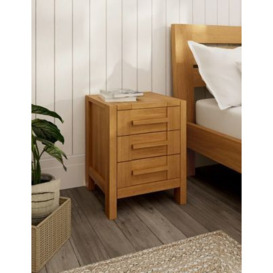 M&S Sonoma™ 3 Drawer Bedside Table - Oak, Oak