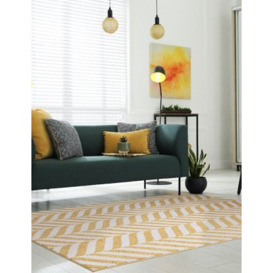 Asiatic Muse Chevron Rug - MED - Yellow, Yellow