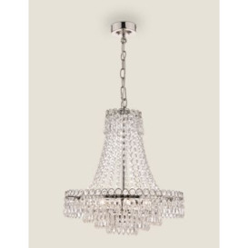 Laura Ashley Enid Chandelier - Silver, Silver