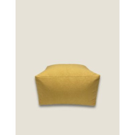 Kaikoo Brushed Pouffe - Gold, Gold