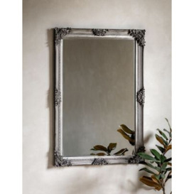 Gallery Home Fiennes Extra Large Rectangular Wall Mirror - Silver, Silver