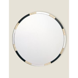 Dar Gadany Round Wall Mirror - Silver, Silver