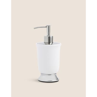 M&S Tulip Soap Dispenser - White, White