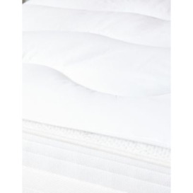 M&S Comfortably Cool Mattress Topper - DBL - White, White