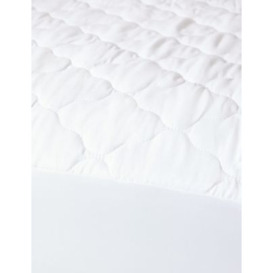 M&S Quilted Waterproof Extra Deep Mattress Protector - 5FT - White, White