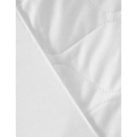 M&S Comfortably Cool Extra Deep Mattress Protector - 6FT - White, White