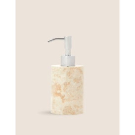 M&S Marble Slim Soap Dispenser - Cream, Cream